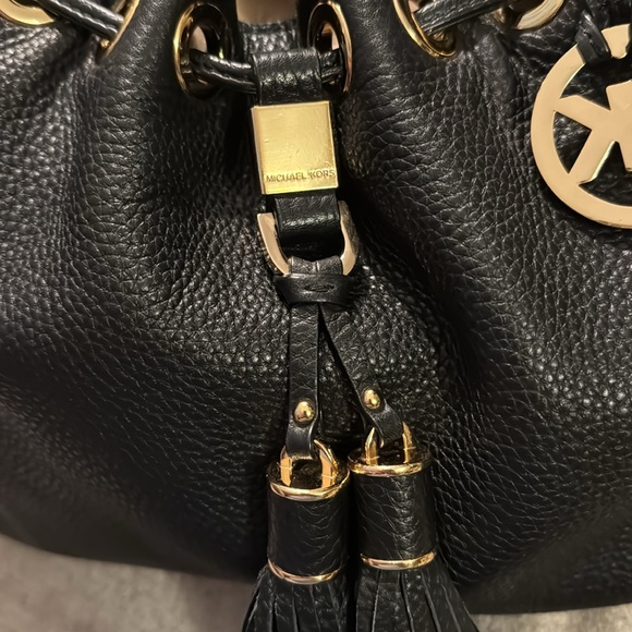 Michael Kors Slouchy Shoulder Bag with Tassels - Picture 5 of 6